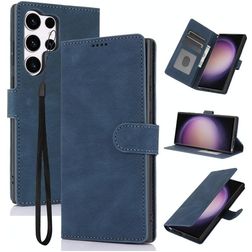 Mobigear Wallet Samsung Galaxy S26 Ultra Hülle Klapphülle Geldbörse - Blau
