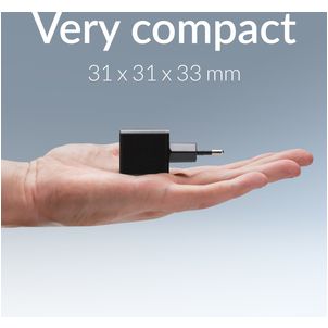 Mobilize Dual USB / USB-C Ladegerät Power Delivery 30W - Schwarz