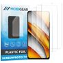 Mobigear POCO F3 Displayschutz Schutzfolie - Hüllenfreundlich (3er Pack)