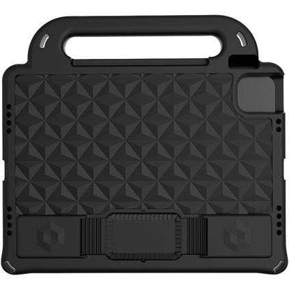 Mobigear Diamond iPad Pro 11 Zoll (2022) Tablet Hülle für Kinder mit Tragegriff - Schwarz