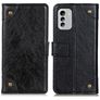 Mobigear Ranch Nokia G60 5G Hülle Klapphülle Geldbörse - Schwarz