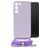 Mobilize Lanyard Gelly Samsung Galaxy S22 Flexibles TPU Handykette - Pastel Purple