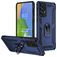 Mobigear Armor Ring Samsung Galaxy A73 Hülle Hardcase Backcover Stoßfest mit Ringhalter - Blau