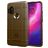 Mobigear Rugged Shield Motorola One Hyper Hülle Flexibles TPU Backcover Stoßfest - Braun