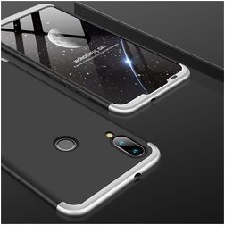 Mobigear TriGuard Xiaomi Mi Play Hülle Hardcase Backcover - Schwarz / Silber