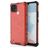 Mobigear Honeycomb Realme C21 Hülle Hardcase Backcover Stoßfest - Rot