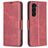 Mobigear Excellent Samsung Galaxy S24 Plus Hülle Klapphülle Geldbörse - Rot