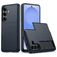 Mobigear Card Samsung Galaxy S26 Plus Hülle Hardcase Backcover Stoßfest mit Kartenhalter - Blau