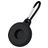 Mobigear Circle Key Apple AirTag Hülle Flexibles TPU Schlüsselanhänger - Schwarz