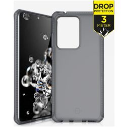ITSkins SpectrumFrost Samsung Galaxy S20 Plus Hülle Hardcase Backcover Stoßfest - Schwarz
