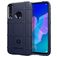 Mobigear Rugged Shield Huawei P40 Lite E Hülle Flexibles TPU Backcover Stoßfest - Blau