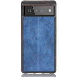 Mobigear Stitch Google Pixel 6 Pro Hülle Backcover - Blau