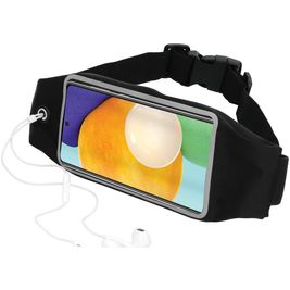 Mobiparts Comfort Fit Belt Handyhalterung Joggen Samsung Galaxy A52s 5G Sporthülle Neopren Gürtel - Schwarz