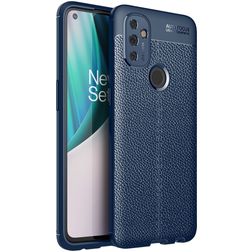 Mobigear Luxury OnePlus Nord N100 Hülle Flexibles TPU Backcover - Blau