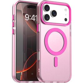Mobigear Shockproof iPhone 17 Pro MagSafe Hülle Hardcase Backcover - Pink