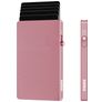 Valenta Cardprotector Aluminium Kartenetui - 5 Karten - MagSafe Kompatibel - Pink