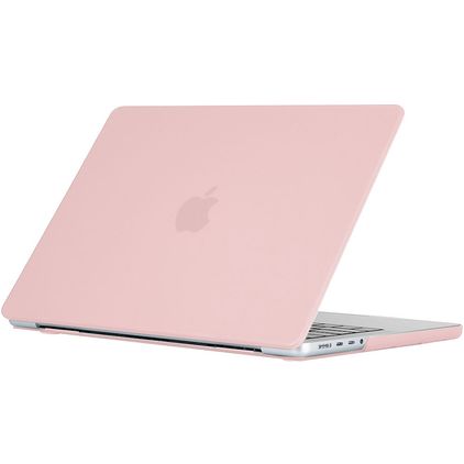 Mobigear Matte MacBook Pro 16 Zoll (2021-2026) Hardcase Hülle MacBook Case - Pastellrosa - Model A2485 / A2780 / A2991 / A3186 / A3428 / A3429