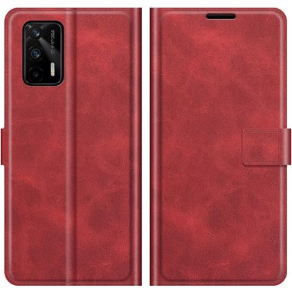 Mobigear Wallet Realme GT Hülle Klapphülle Geldbörse - Rot