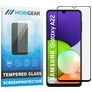 Mobigear Premium Samsung Galaxy A22 4G Panzerglas Gehärtetes Glas Displayschutz - Hüllenfreundlich - Schwarz