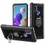 Mobigear Armor Ring Samsung Galaxy A21s Hülle Hardcase Backcover Stoßfest mit Ringhalter - Schwarz