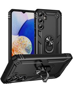 Mobigear Armor ring Samsung Galaxy A16 Hülle Hardcase Backcover Stoßfest mit Ringhalter - Schwarz