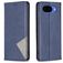 Mobigear Rhombus Slim Google Pixel 10a Hülle Klapphülle - Blau