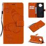 Mobigear Butterfly Xiaomi Mi 10T Lite Hülle Klapphülle Geldbörse - Orange
