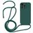 Mobigear Lanyard iPhone 14 Pro Silikon Handykette - Dunkelgrün