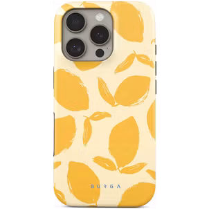 Burga Tough iPhone 16 Pro MagSafe Hülle Hardcase Backcover Stoßfest - Lemon Tart