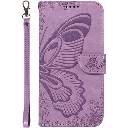 Mobigear Butterfly Xiaomi 13 Ultra Hülle Klapphülle Geldbörse - Lila