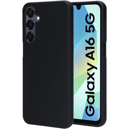 Mobiparts Samsung Galaxy A16 Silikon Hülle Backcover - Schwarz