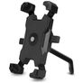 Mobigear PushHold Motorradhalterung Rückspiegel Klemme Universal - Schwarz
