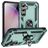 Mobigear Armor Ring Samsung Galaxy S23 FE Hülle Hardcase Backcover Stoßfest mit Ringhalter - Grün