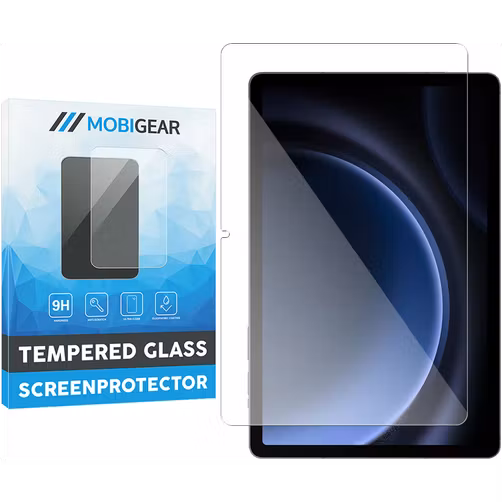 Mobigear Samsung Galaxy Tab S9 FE Panzerglas Gehärtetes Glas Displayschutz - Hüllenfreundlich
