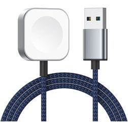 Mobigear USB-A Magnetic Ladegerät Apple Watch 1 Meter 3W 0.6A - Blau