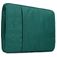 Mobigear Denim Zipper Laptop Sleeve 12 Zoll Laptop Hülle - Grün