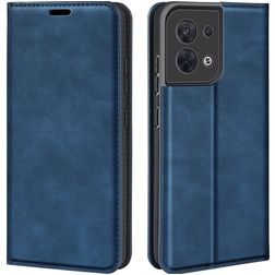 Mobigear Retro Slim OPPO Reno 8 5G Klapphülle Portemonnaie - Dunkelblau