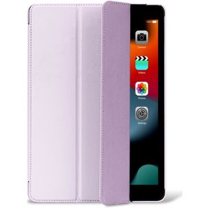 Decoded Textured Slim iPad 10 (2022) Hülle Flexibles Silikon Klapphülle - Lavendel