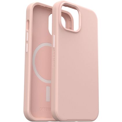 OtterBox Symmetry iPhone 15 MagSafe Hülle Hardcase Backcover Stoßfest - Pink
