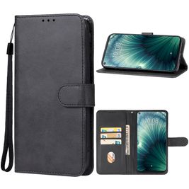 Mobigear Wallet HTC U23 Pro Hülle Klapphülle Geldbörse - Schwarz