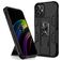 Mobigear Armor Stand iPhone 12 Pro Max Hülle Hardcase Backcover Stoßfest mit Ständer - Schwarz