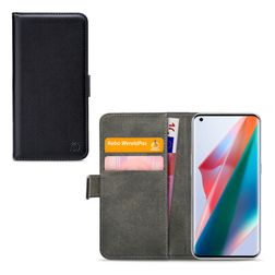 Mobilize Classic Gelly Wallet OPPO Find X3 Hülle Klapphülle Geldbörse - Schwarz
