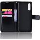 Mobigear Wallet Samsung Galaxy A70 Hülle Klapphülle Geldbörse - Schwarz