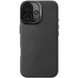 Decoded iPhone 16 MagSafe Hülle Echtes Leder Backcover - Schwarz