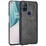 Mobigear Croco OnePlus 8 Pro Hardcase Backcover - Schwarz