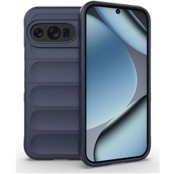 Mobigear Bumpy Google Pixel 10 Pro Hülle Flexibles TPU Backcover - Blau