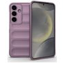 Mobigear Bumpy Samsung Galaxy S25 Hülle Flexibles TPU Backcover - Lila