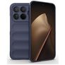 Mobigear Bumpy Xiaomi 15T Pro Hülle Flexibles TPU Backcover - Dunkelblau