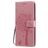 Mobigear Tree LG V60 ThinQ Hülle Klapphülle Geldbörse - Pink