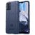 Mobigear Rugged Shield Motorola Moto E22 Hülle Flexibles TPU Backcover Stoßfest - Blau